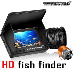 Fish Finder VZB LCD 5043 Inch Display Underwater 220 ° Fiske kamera Vattentät IPS 1080p 9 timmar Endurance Night Vision 230629