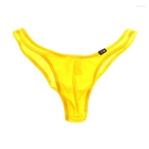 Underpants 2023 Designed Low Waist Sexy Men Underwear Briefs Gay Penis Pouch Wonderjock Mens Bikini Brief Sleepwear Nylon