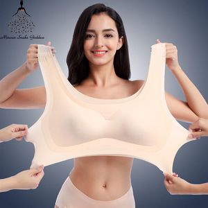 Plusowe biustonosze dla kobiety push up płynne stanik seksowne jedno kawałek pozostały bieliznę Bralette Ultra-cienki Brassire Femme 285D