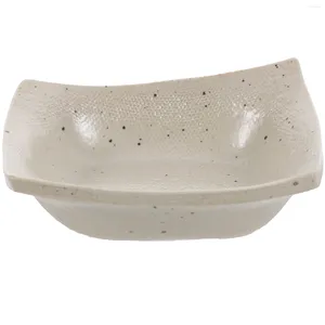 Set di stoviglie Salsa di soia Piccole ciotole Bustina di tè in ceramica Piatto Stoviglie Condimento Ceramica Immersione