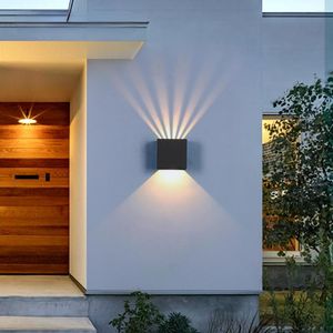 Vägglampa utomhus inomhus lämplig modern veranda ljus för trädgård färdig rum gårdsgarage dekoration belysning