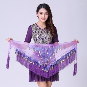 Scene Wear Girls Hip Scarf Dance Practice Midja SEAL CHANE BELE TASSEL PESKIN Vackra magsdukkjolar kjolar