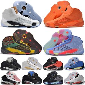 38s Scarpe da basket da uomo 38 Olive Aqua Playoffs Center Star Chrome Reverse Fundamental platino Doernbecher Rosso Nero Scarpe da ginnastica sportive Sneakers