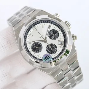 VC Overseas AAAAA 5A Qualità 1:1 Superclone Orologi 42,5 mm 5500V/110A-B686 Cronografo meccanico automatico 7750 Movimento da uomo con confezione regalo Vetro zaffiro A01