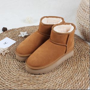 2023 Brand Boots New Australia ugge Boots Fashion Low Barrel All in One Skin Warm Boots Winter Boots Australie There the Base Designer Boots 5854