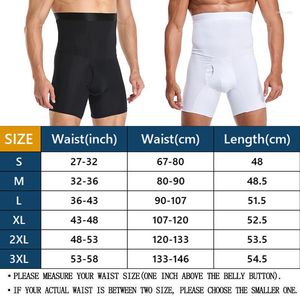 Pantaloni modellanti da uomo Cintura Boxer Shapewear Trainer Sfregamenti Dimagranti Compressione Modellante Controllo Shaper Pancia Vita Anti Mutandine Pantaloncini