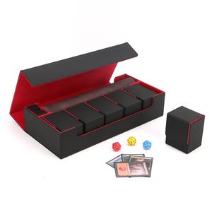 Utomhusspel Aktiviteter Kort Deck Storage Box Dålig robust TCG OCG Card Storage Trading Card Deck Box For Commander MTG Card Carrying Organizer Case 230928