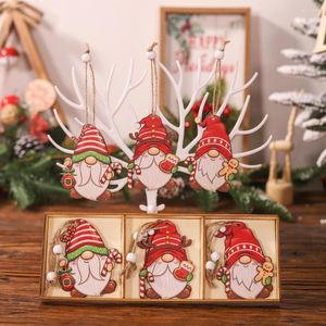 Decorações de natal dormitório decoração gnome pingente festivo pendurado ornamentos desenhos animados sem rosto desenhos para árvore