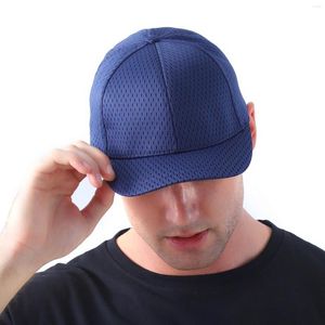 Bola bonés masculino curto borda boné de beisebol verão respirável esportes snapback para mulheres ajustável unisex pai chapéus árbitro osso q0827a