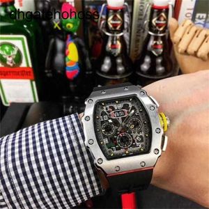 Milles Watch Richars Rm Richar Mens Automático Mecânico Multifuncional Calendário Atmosfera Esportes Moda Características Personalidade Miller Emzu Zjpq