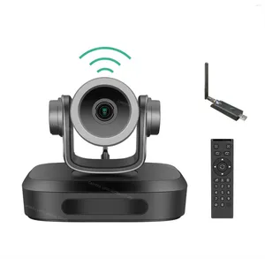 Camcorders GUCEE G07-3X 2.4G Wireless VIDEO CONFERENCE HD CAMERA 3XOptional Zoom|HD 1080P| Ultra-wide 115°