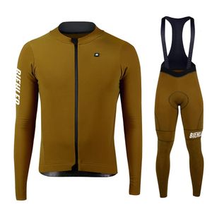 Bisiklet Jersey Setleri Biehler Sonbahar Uzun Kol Giyim Bahar Seti Bisiklet Giysileri MTB Maillot Ropa Ciclismo 230928