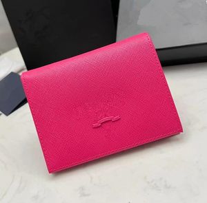 カウレザーウォレット5カラーブランドショート財布ゴールドハードウェアクラシックカードホルダーコイン財布箱lm203を持つ女性の男性