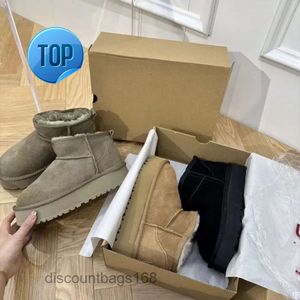 Designer Classic Ultra Mini Boots Platforma Snow But Platforma Kobiety Mężczyźni Fur Sheepskin Tasman Tazz Chestnut Sand Murtard Seed Beige Drigewood Australian Winter Ankle Shoe66