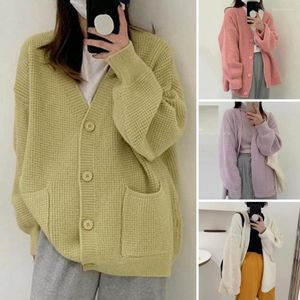 Kvinnors stickor Kvinnor tröjor Cardigan Wool Lady Fine Fit Neck Coat Street Harajuku Fashion Clothes