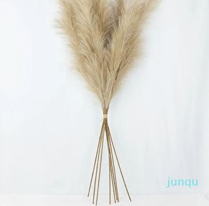 Wreaths 5Pcs Faux Pampas Grass Large 120/100/85cm Flower Bouquet Fake Artificial Decor Tall Fluffy Stems Living Room