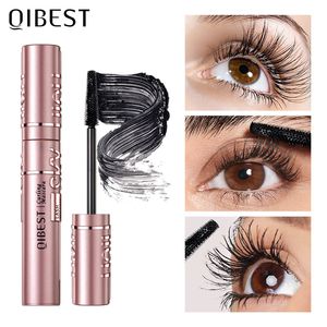 Eyelashes Lengthening 4D Mascara Waterproof Long Lasting Silky Lash Black Eyelashes Extension Make Up Beauty Eye Korean Cosmetic