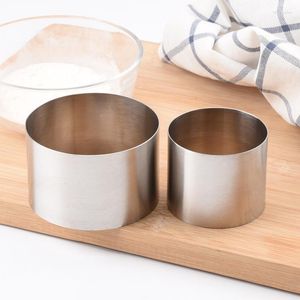 Baking Moulds 6/8CM Kitchen Accessories Cake Ring Mold Round Shape Stainless Steel DIY Tool Reusable Mousse Circle Pastry Gadget