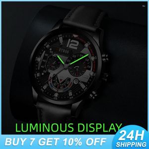 Wristwatches Watch Time Accuracy Exquisite Craftsmanship Mens Stainless Steel Quartz Luxury Fashion Item The Gift