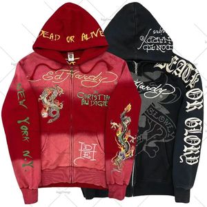 Jaquetas masculinas Y2K American Street Harajuku Gótico Crânio Ossos Oversized Jaqueta Masculina Moda Casual Solta Manga Longa Zipper Hoodie Masculino 230928