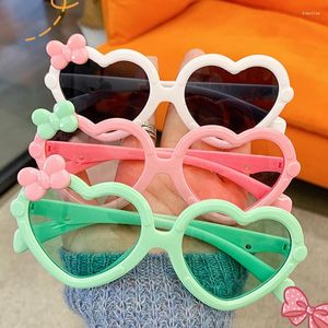 Sunglasses 2023 Children Peach Heart Girl Brand Designer Sun Glasses Cute Baby Outdoor Sunshade Eyewear Uv400 Gafas De Sol