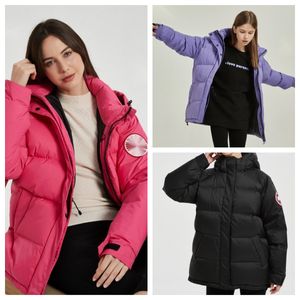 Jaquetas de ganso canadense mulheres 2023 novo designer com capuz marca jaqueta feminina outono e inverno moda quente jaqueta lazer ao ar livre casaco de alta qualidade