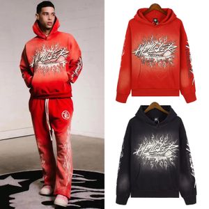 Wiosna i jesień HellStar Sports Suit Projektant Blastiegi z kapturem długie rękawy Pullover Street Hip Hop Retro Alphabet Druku