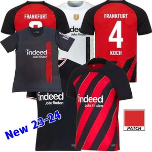 23 24 Eintracht Francoforte maglie da calcio M.GOTZE CHAIBI RODE SOW KNAUFF NGANKAM AARONSON TUTA MARMOUSH NGANKAM SKHIRI 2023 2024 Uomo Maglie da calcio