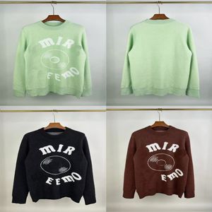 Tasarımcı Sweaters Jumper Mektup Nakış Erkekleri Sweatheruit Tasarımcı Sweater Külot Erkekler Hoodie Uzun Kollu Aktif Sweatshirt Örgü Kıyafetleri 8 Renk