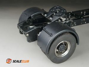 ScaleClub 1/14 محور واحد محور Fender Truck Dump Model Truck Truck لتاميا ليتو من أجل Tamiya Lesu