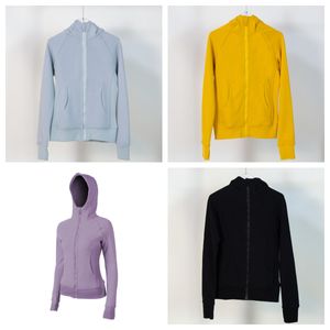 Sweatsuit de alta qualidade das mulheres hoodies esportes correndo yoga jaqueta fino ajuste completo zip pista jaqueta gola alta treino jaqueta