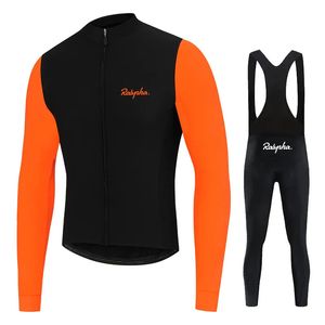 Conjuntos de camisa de ciclismo 2023 Ralvpha outono e inverno camisa de ciclismo masculina roupas ao ar livre bib terno estrada montanha MTB confortável 19D 230928