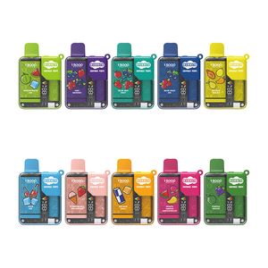EU Warehouse Savage Crayon Puff 9000 10000 12000 15000 Disponible Vape E Cigarett 650mAh Uppladdningsbart batteri 20 ml Förfyllda vagnar 8K 9K 10K 12K 15K Puffs Bang King