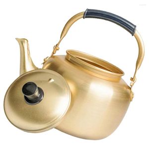 Mugs Coffee Pot Handle Design Tea Water Heating Kettle Stovetop Boiler Kitchen Reusable Metal