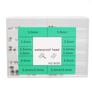 Watch Boxes Crowns Flat Head Precise Waterproof Stainless Steel Repairing With Storage Box For Repairman Repair Shop