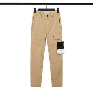 24SS Island Spring Algodge Bordgey Cargo Pant Stone Casual Pocket Pocket Longo calça de moletom de calça de alta qualidade de alta qualidade 03