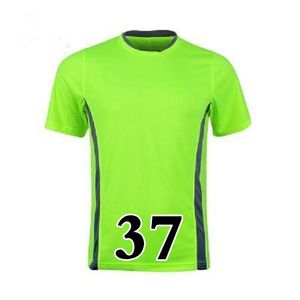 2023 T-shirt genom yogaprovtröja för solida färger kvinnor mode utomhus outfit yogas tankar sport kör gym snabb torkande gym clohs tröjor 037