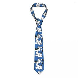 Bow Ties Asterix And Obelix Neckties 8 Cm Narrow Dogmatix Idefix Ideafix Dog Neck Tie For Mens Suits Accessories Gravatas Cosplay Props