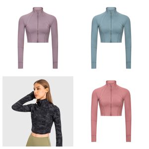 YENİ MODA SICAK SIKAŞTIRMASI KADAR ZIP ZIP ZIP SADECE Egzersiz Ceket Yoga İnce Fit Çalıştırın