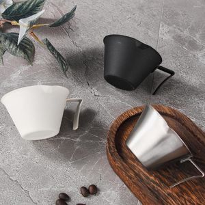 Messwerkzeuge Kaffee-Reisebecher Ergonomischer 100-ml-Becher Edelstahl Espresso S mit Skalenmarkierung Lebensmittelqualität für Saucen