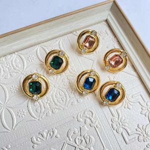 Средневековая копия элегантных полых серег с французскими бриллиантами, инкрустированных легкими роскошными серьгами-клипсами