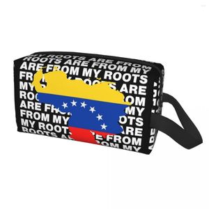 Cosmetic Bags Custom My Roots Are From Venezuela Travel Bag Republic Of Pround Toiletry Makeup Organizer Storage Dopp Kit