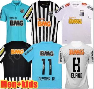 Santos Retro Soccer Jerseys 1912 2011 2012 2013 Santos Vintage 11 12 13 Neymar Jr Ganso Elano Borges Felipe Anderson Classic Football Jersey Santos Kids