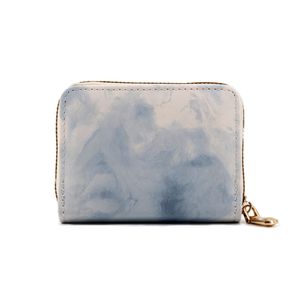 Toppdesigner Checker Flower Printing Card Holder Wallet Män Kvinnor Korta plånböcker Graffiti Leather Woman Purse Fashion Credit Card Holder Man Coin Purses #062