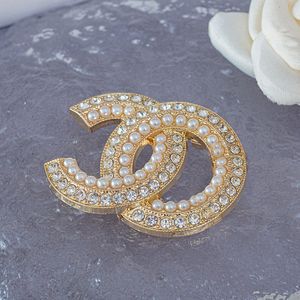 Charm Brand Double Letter Designer Brooch Pin Gold Plated Brooches Suit Pin Jewelry Accessorie Wedding Party Gift