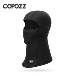 Cycling Caps Masks COPOZZ Children Winter Balaclava Ski Mask Cycling Skiing Thermal Mask For Kids Outdoor Windproof Warm Headgear Half Face Mask 230928