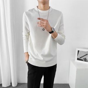 Sweatry męskie swetra pullover długie rękawie luźne zima duże dzianinowe koszulę Koreańską Koreańską Business Casual Knitwear A82