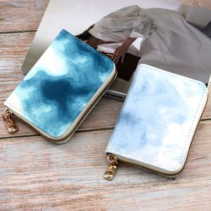 Top Designer Checker Flower printing Card Holder Wallet Men Women Short Wallets Graffiti Leather Woman Purse Fashion Credit Card Cardholder Man Coin Purses #058