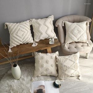 Pillow Decoration Modern Pillowcase Cover Ins Core Home Without Accessories Square Bohemian Sofa Simple Throw Tassel