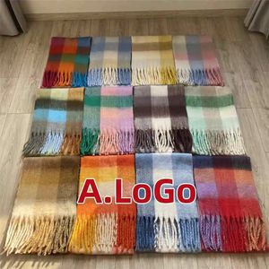 Scarves AC Winter Shawls For Women Men Warm Wraps Lady Pashmina Brand Name Scarve Cashmere Plaid Scarf Neck Headband Hijabs 230928